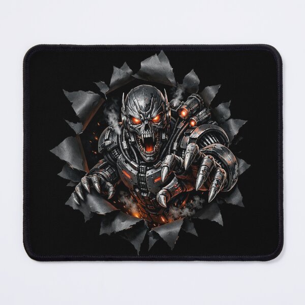 Item preview, Evil Robot Graphic Art designed and sold by ArtsyAlgorithms.