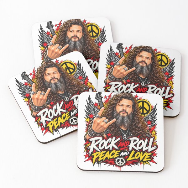 Item preview, Rock and Roll Peace and Love designed and sold by Wagner  Tardivo.