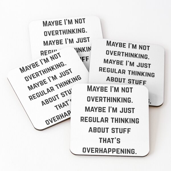 Item preview, Overthinking designed and sold by heckelnotheckle.