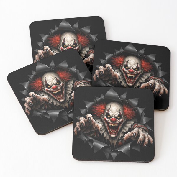 Item preview, Evil Clown Graphic Art designed and sold by ArtsyAlgorithms.