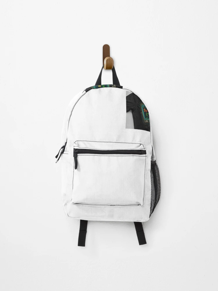 Thumbnail 1 of 3, Backpack, Retro Java Hello World Programmer Humor designed and sold by TBillMAG — Retro Tech & IT Humor.