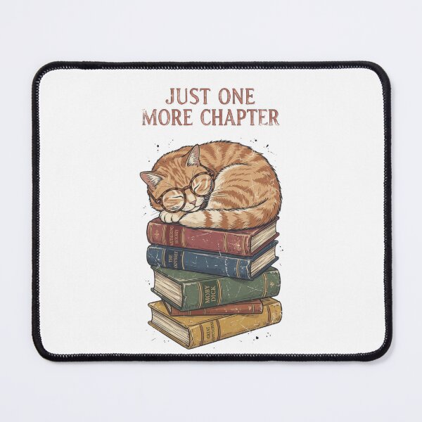 Item preview, Reading Cat Sleeping On Books Illustration designed and sold by DariaOltes.