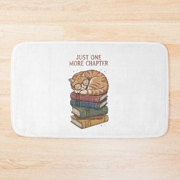 Item preview, Reading Cat Sleeping On Books Illustration designed and sold by DariaOltes.