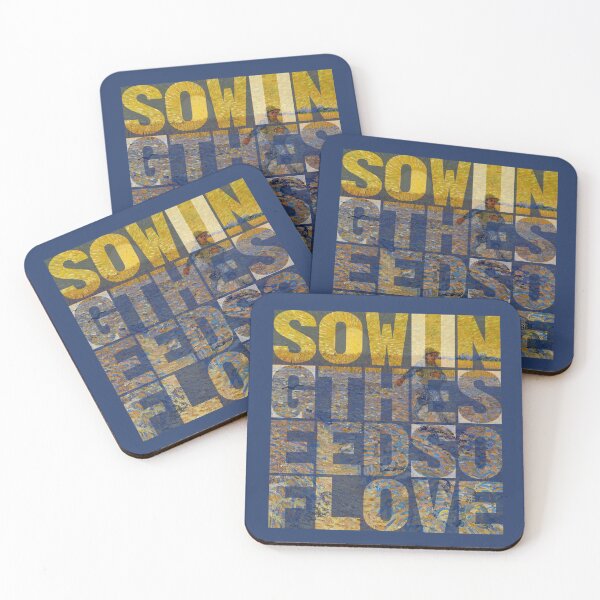 Item preview, Sowing the Seeds of Love - Van Gogh Typography designed and sold by Cesar Cab.