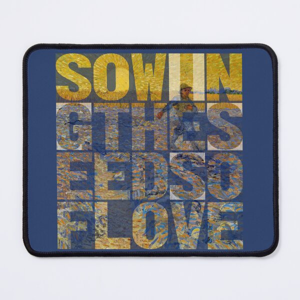 Item preview, Sowing the Seeds of Love - Van Gogh Typography designed and sold by Cesar Cab.