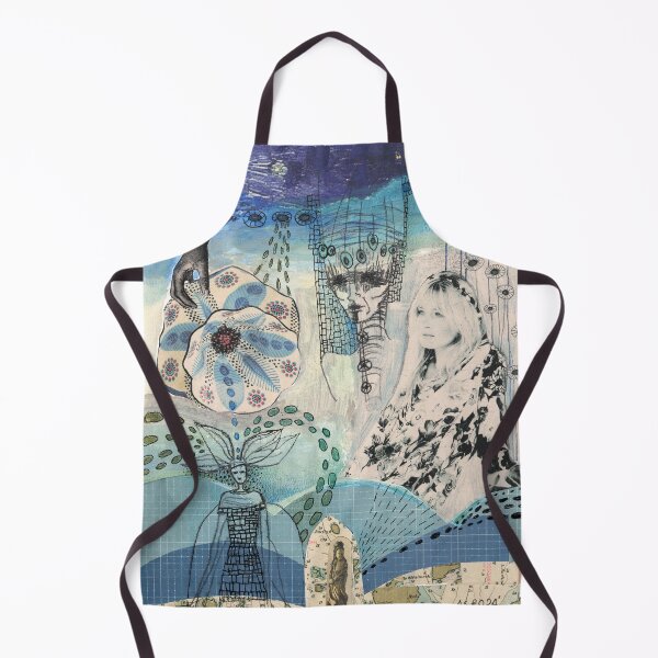 Item preview, Fantasy collage art, mixed media designed and sold by VoilaNoir.