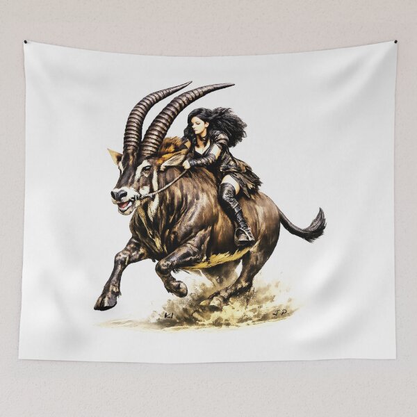 Item preview, Antelope rider designed and sold by jumapa.