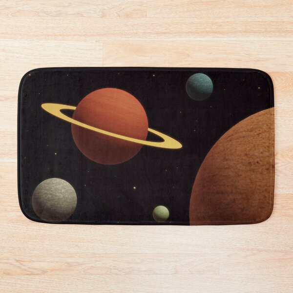 Item preview, Colorful Planets in Deep Space with Saturn designed and sold by ArtisticJump.