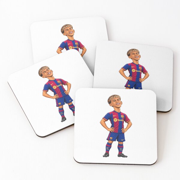 Item preview, Lamine Yamal FC Barcelona Illustration Art designed and sold by FlatInkStudio.