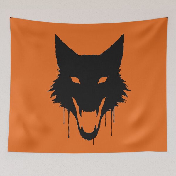 Item preview, Wolf Face Halloween Costume Ink Drip Art designed and sold by cabana.space.