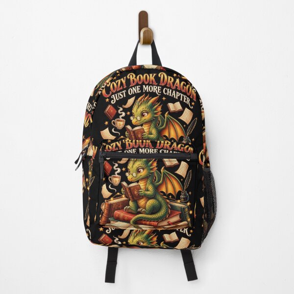 Item preview, Cozy Book Dragon – Just One More Chapter | Cute Fantasy Reading Art designed and sold by WINY STUDIO.