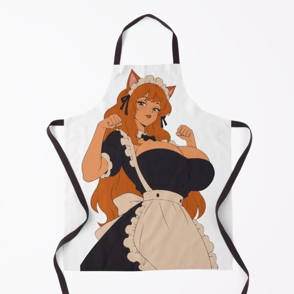 Item preview, Fox Girl Maid Pin-Up – Retro Cartoon Beauty designed and sold by  Hollow Moon Studios..