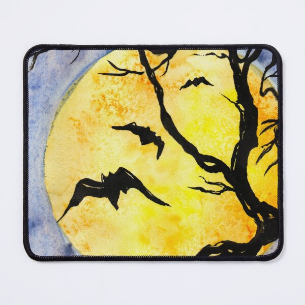 Item preview, Full moon bat designed and sold by Fevered Artist.