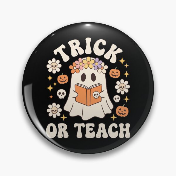 Item preview, Trick Or Teach Fantôme Couronne De Fleurs Enseignant designed and sold by MizoX7.