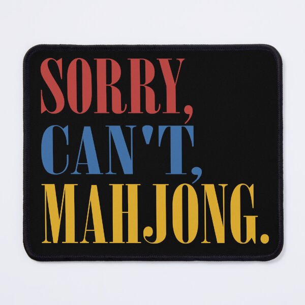 Item preview, Sorry Cant Mahjong Retro designed and sold by NinniSilver.