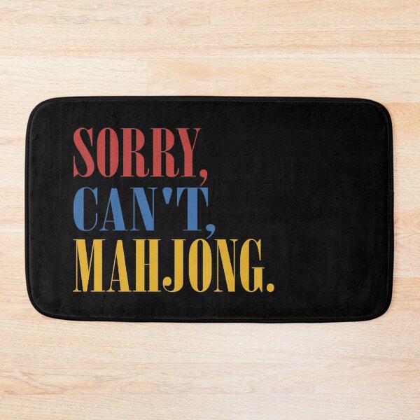 Item preview, Sorry Cant Mahjong Retro designed and sold by NinniSilver.