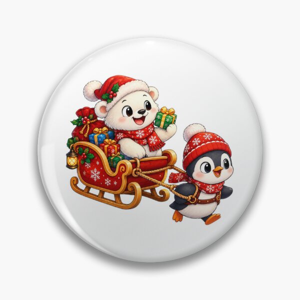 Item preview, Cute Panda and Penguin 2027 Celebration, New Year Animal Friends designed and sold by Amyay.