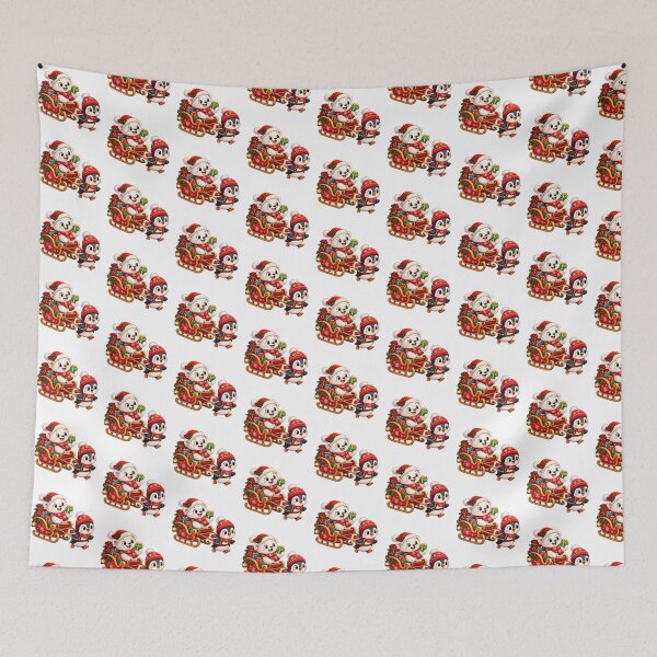 Item preview, Cute Panda and Penguin 2027 Celebration, New Year Animal Friends designed and sold by Amyay.