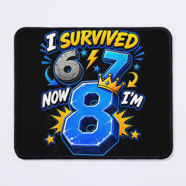 Item preview, 8th Birthday Boys i Survived 6 7 Now I'm 8 Funny 8 Birthday designed and sold by leevekaArt.