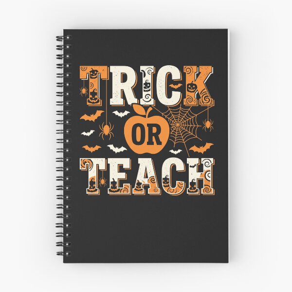Item preview, Trick Or Teach Citrouille Toile D'Araignée Halloween designed and sold by MizoX7.