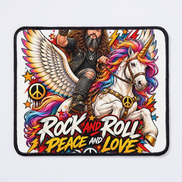 Item preview, Rock and Roll Unicorn Rider designed and sold by Wagner Tardivo.