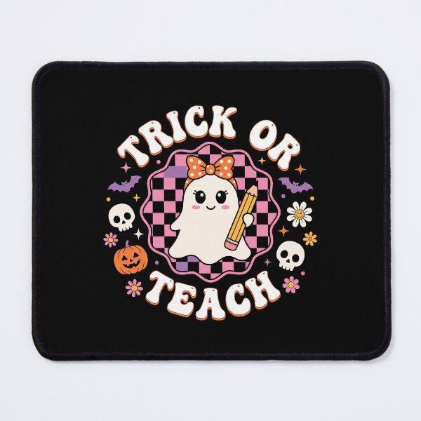 Item preview, Trick Or Teach Fantôme Nœud Papillon Rétro designed and sold by MizoX7.