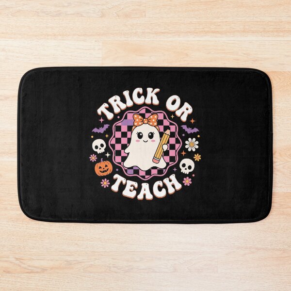Item preview, Trick Or Teach Fantôme Nœud Papillon Rétro designed and sold by MizoX7.