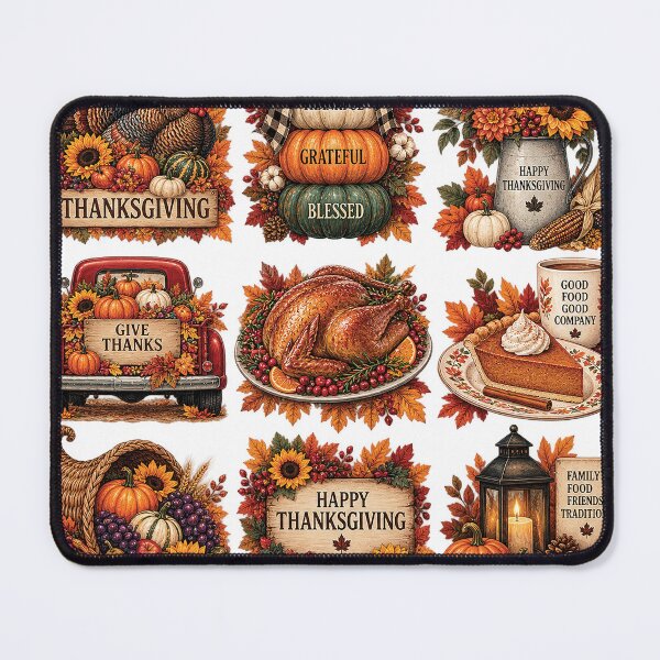 Item preview, Thanksgiving Harvest Clipart Set with Turkey Pumpkins Cornucopia and Autumn Fall Decor designed and sold by Gold Turtle Lina.