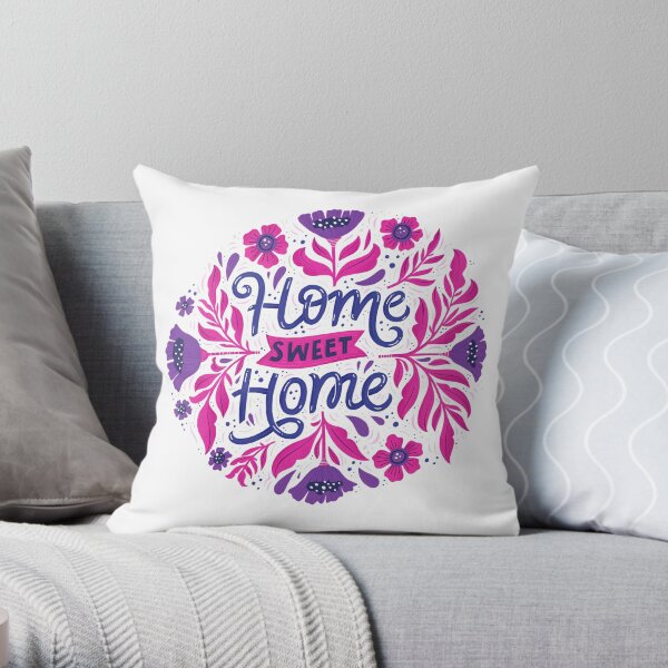 Home Sweet Home Throw Pillow