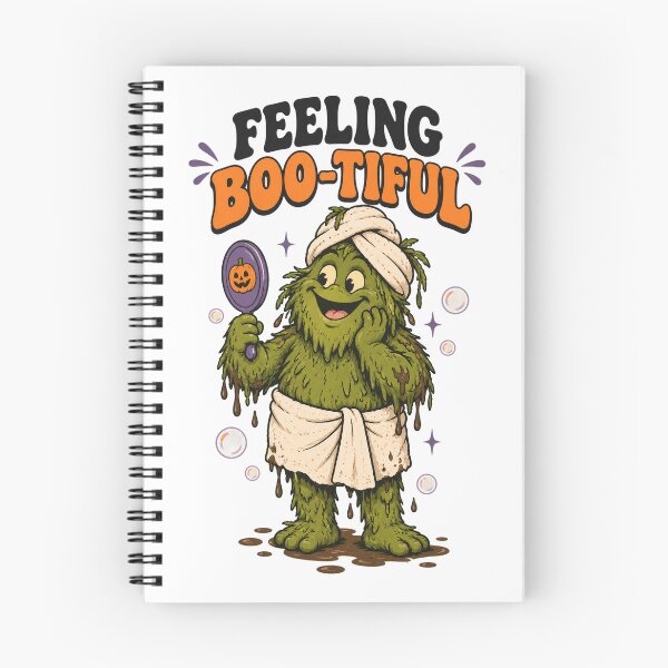 Item preview, Feeling Boo-tiful Funny Halloween Monster Spa Humor Design. designed and sold by The-T-In-Retro.
