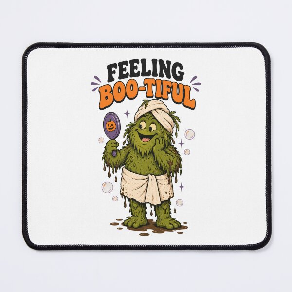 Item preview, Feeling Boo-tiful Funny Halloween Monster Spa Humor Design. designed and sold by The-T-In-Retro.