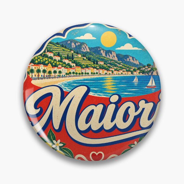 Item preview, Maiori Italy Travel Souvenir Painted Italian Sign designed and sold by VisualArtsOasis.