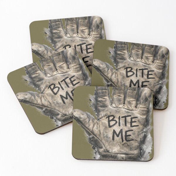 Item preview, Work Glove "Bite Me" Graphic designed and sold by FrozenFits.