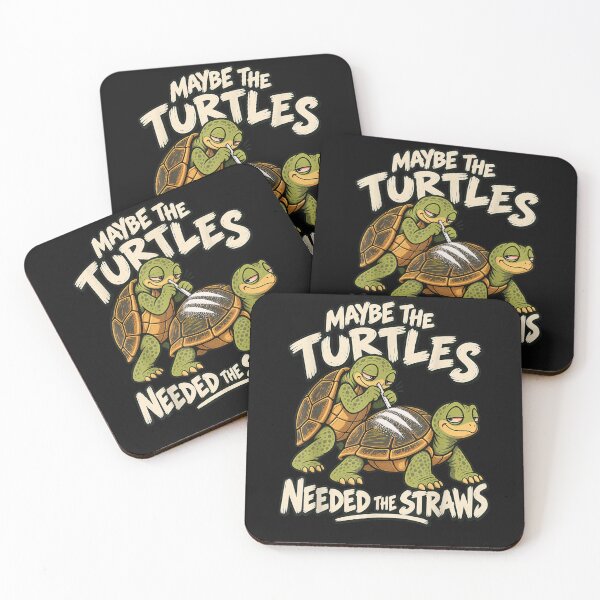 Item preview, Maybe the Turtles Needed the Straws Funny designed and sold by leevekaArt.