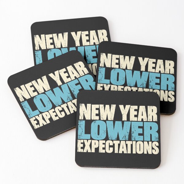 Item preview, New Year Lower Expectations — Funny New Year Humor designed and sold by GingaArt.