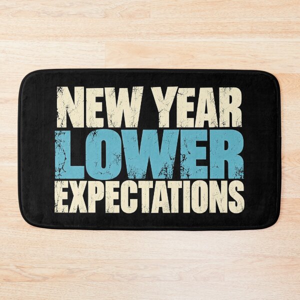 Item preview, New Year Lower Expectations — Funny New Year Humor designed and sold by GingaArt.