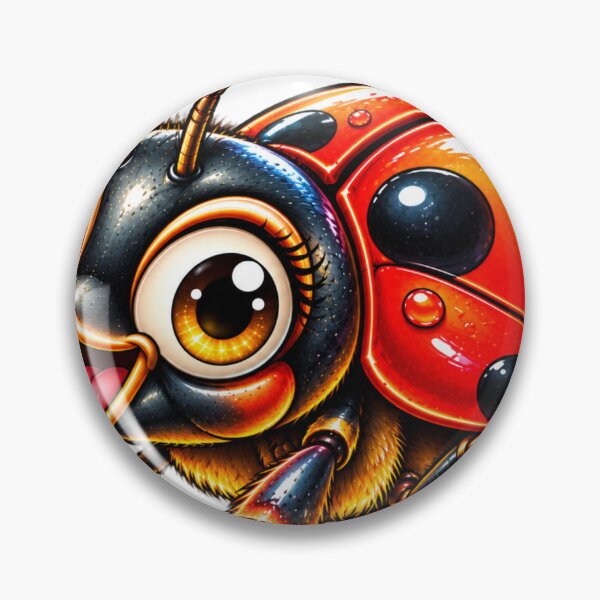 Item preview, Cute Ladybug Cartoon Happy Ladybird Beetle designed and sold by JanRizz.