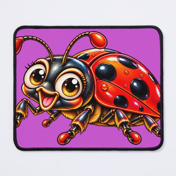 Item preview, Cute Ladybug Cartoon Happy Ladybird Beetle designed and sold by JanRizz.