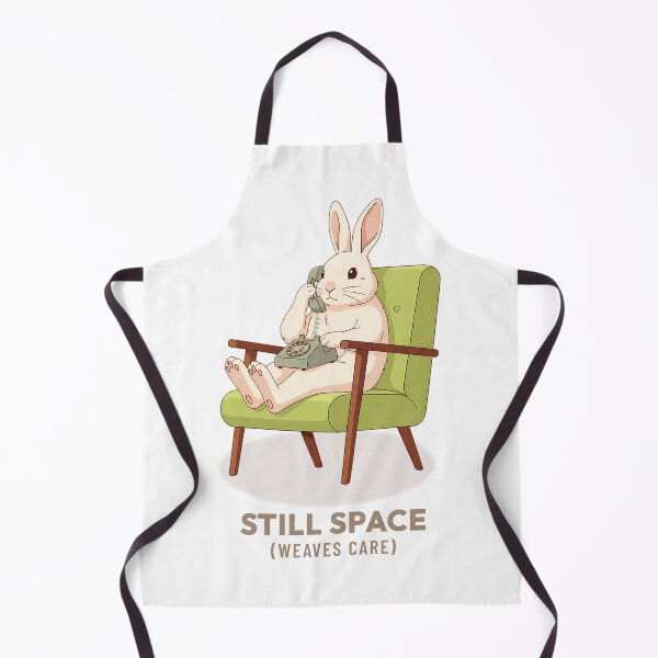 Item preview, Rabbit Answering Vintage Rotary Phone, Retro Aesthetic designed and sold by COZY VINTAGE animal.