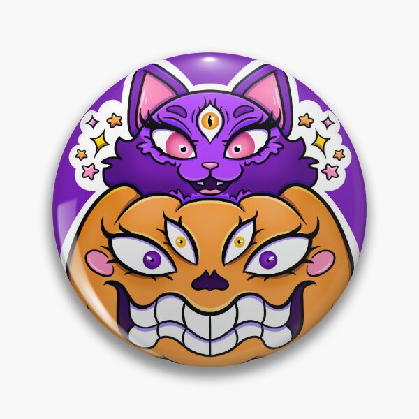 Artikelvorschau, Jack O’Lantern und sein Katzenfreund entworfen und verkauft von mcrow-creations.