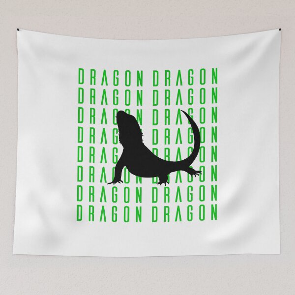 Item preview, Black Bearded Dragon Minimalist Art designed and sold by olisiek21.