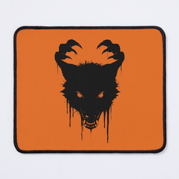 Item preview, Werewolf Breaking Out Halloween Ink Drip Art designed and sold by cabana.space.