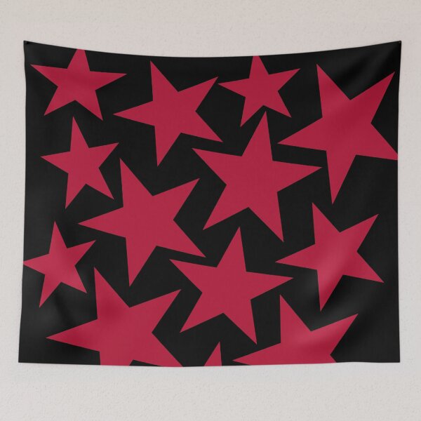 Item preview, Large Red Stars Pattern designed and sold by Jeallan Designs.
