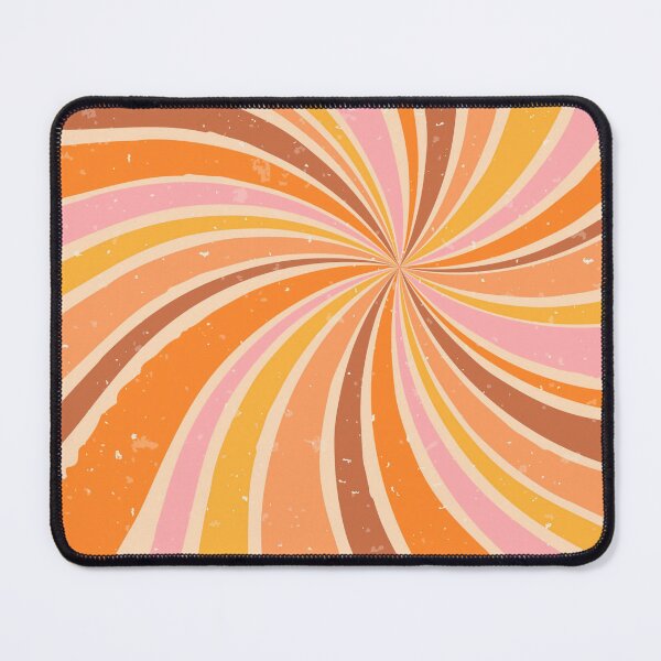 Item preview, Retro 70s Psychedelic Spiral Pink Orange Groovy Swirl designed and sold by JRRTs.