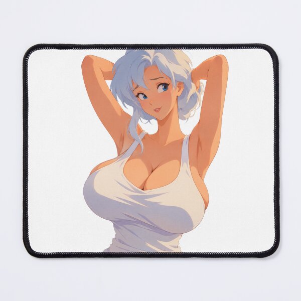 Item preview, White Haired Pin-Up – Retro Cartoon Girl designed and sold by Hollow Moon Studios..