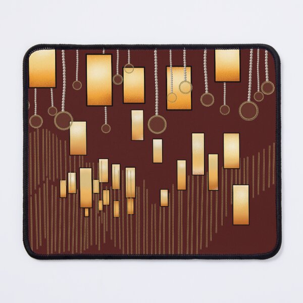 Item preview, Mid Century Modern Geometric Hanging Mobile Line Art designed and sold by BaraisVisuals.