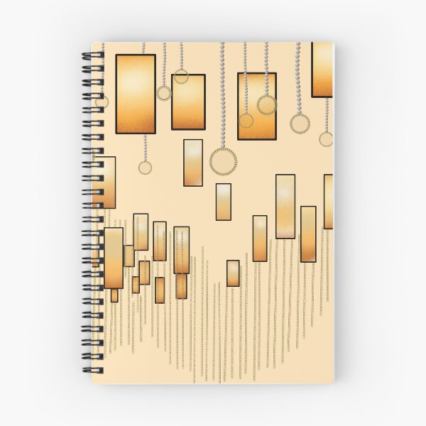 Item preview, Mid Century Modern Geometric Hanging Mobile Line Art designed and sold by BaraisVisuals.