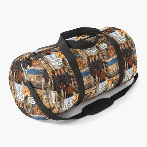 Item preview, Wallbus on Wall Street Funny Walrus Cartoon Pun Art by Rick London designed and sold by Rick London Gifts.