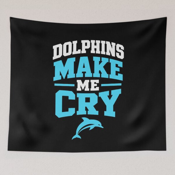 Item preview, Dolphins Make Me Cry Funny Ocean Marine Life Lovers designed and sold by Whirx.