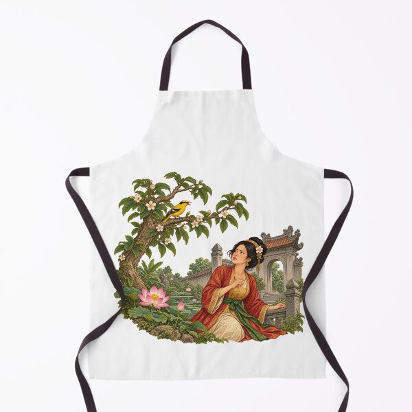 Item preview, Tấm Cám — Vàng Anh Bird Vietnamese Folk Tale Art designed and sold by Larkfound Studio.